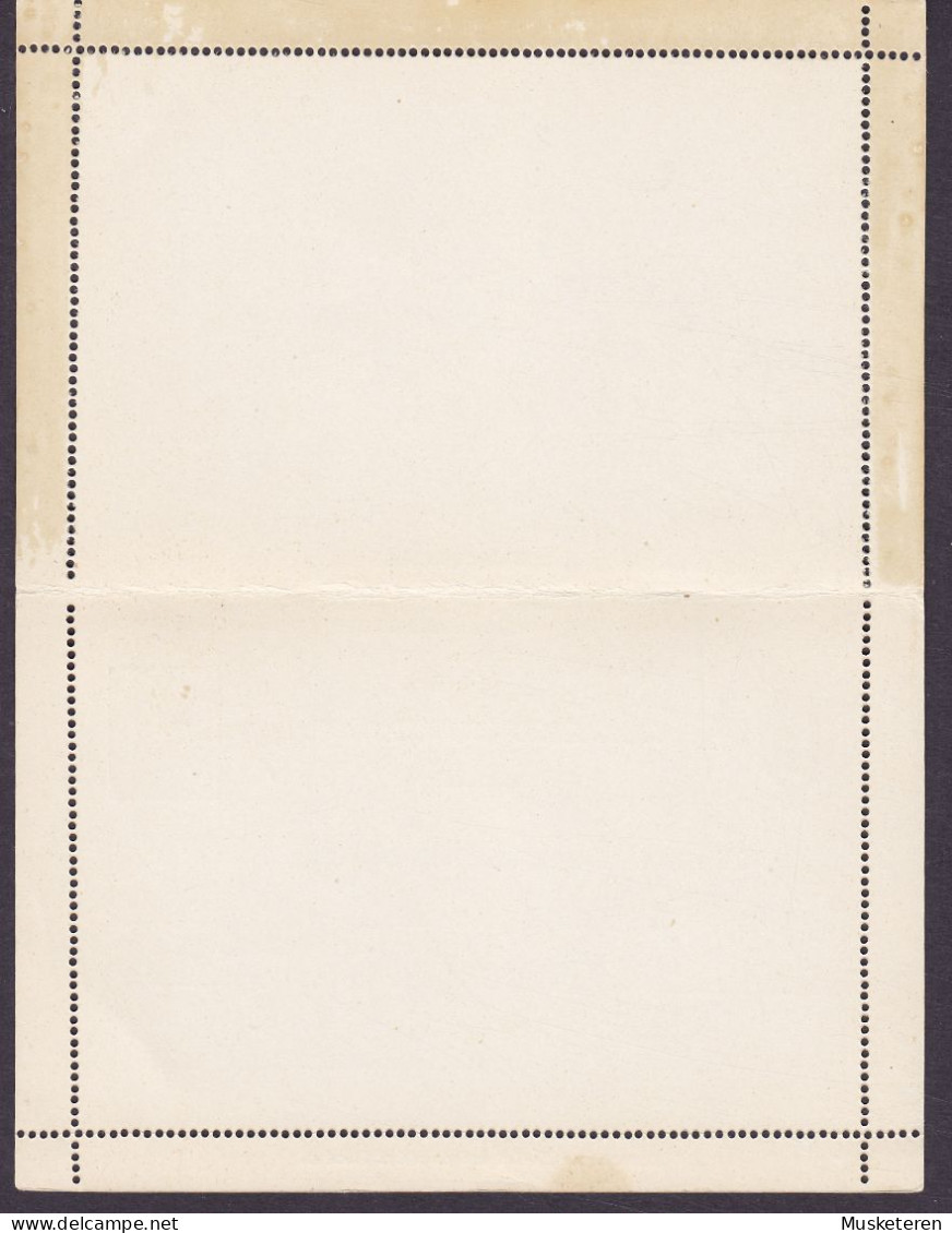 Denmark Postal Stationery Ganzsache Entier Korrespondancekort KK 7, 4 Ø Perf. 11 1/4 ERROR Variety Unused (6 Scans) - Ganzsachen