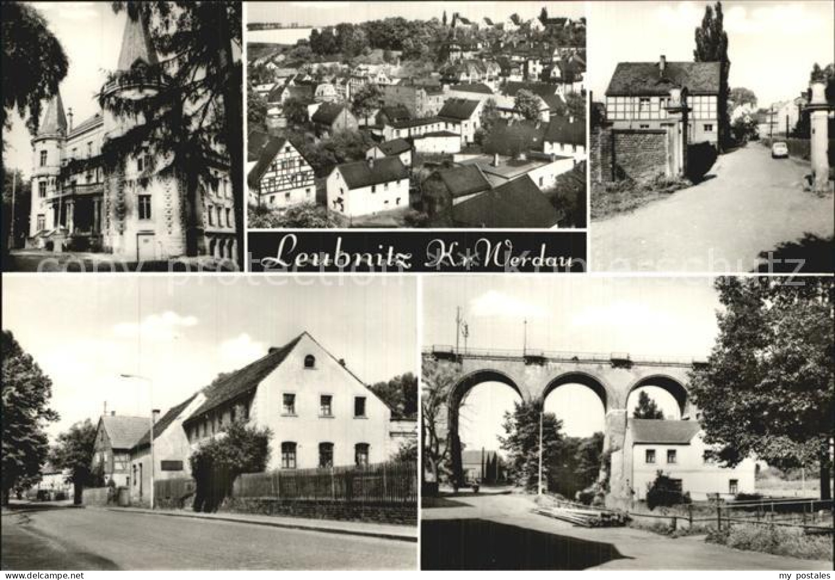 72546302 Leubnitz Werdau Schloss Ortsansichten Bruecke Leubnitz Werdau - Werdau