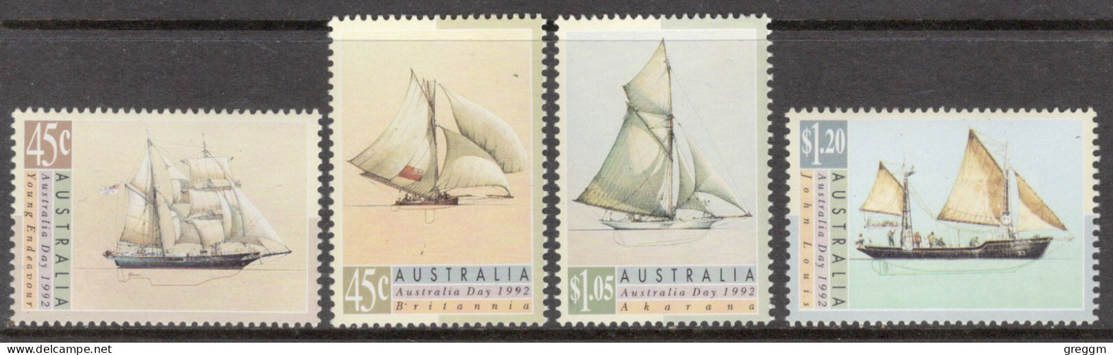 Australia 1992, Set Of Stamps Showing Australia Day In Unmounted Mint - Ungebraucht