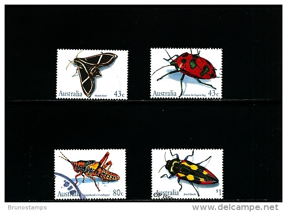 AUSTRALIA - 1991  INSECTS  SET  FINE USED - Gebruikt