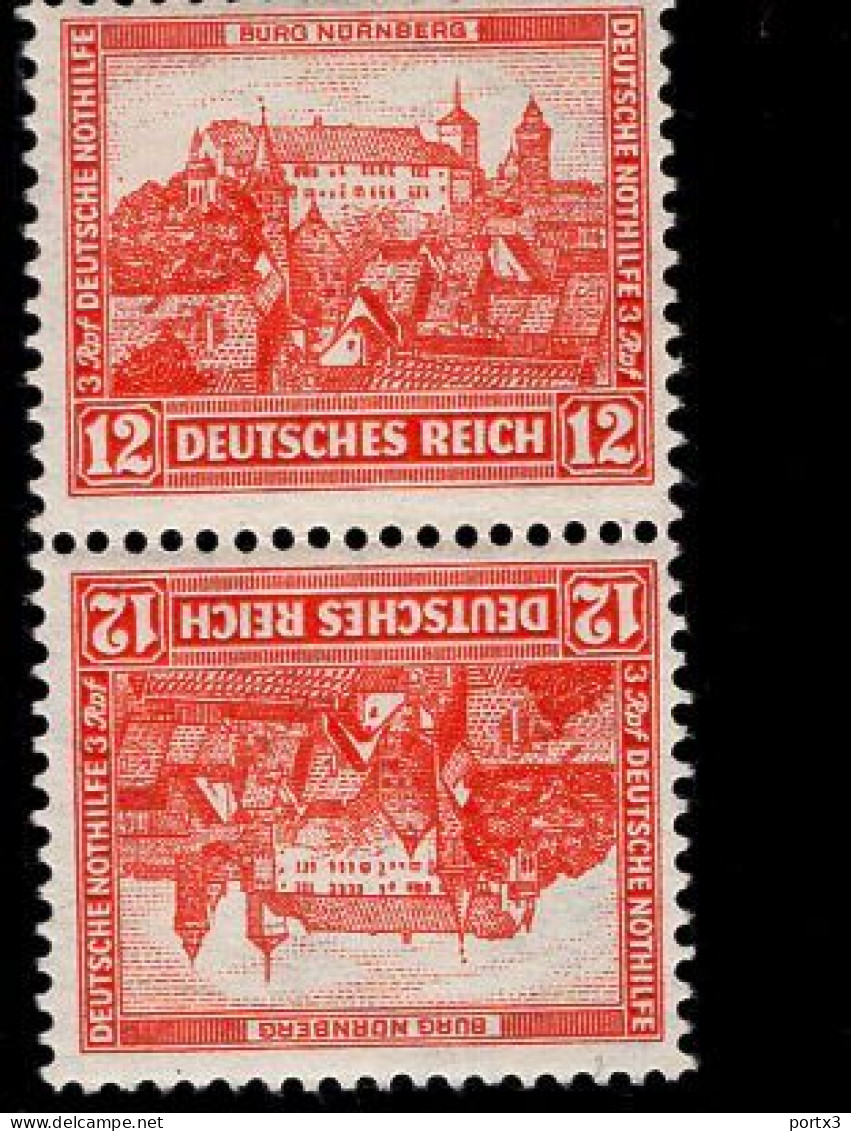 Deutsches Reich SK 16 Nothilfe MNH Postfrisch ** Neuf - Carnets & Se-tenant