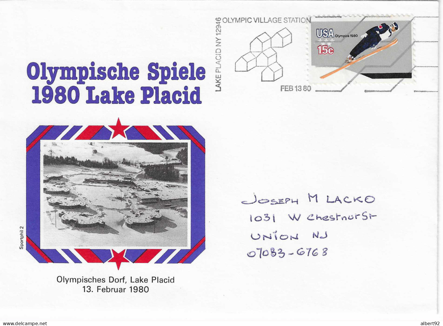 1980  Jeux Olympiques D'Hiver De Lake Placid : Le Village Olympique - Inverno1980: Lake Placid