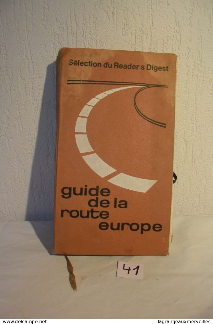 C41 Ancien Guide De La Route En Europe En 1969 - Mapas/Atlas