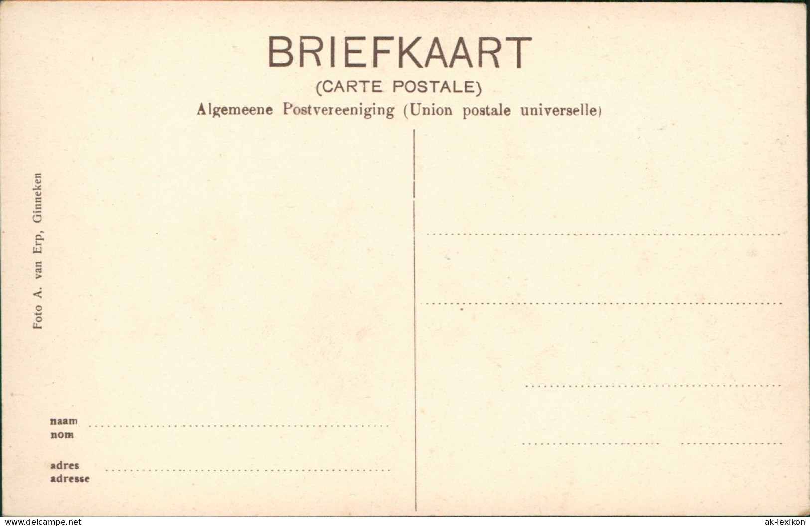 Postkaart Breda Vijver Valkenberg 1912 - Breda