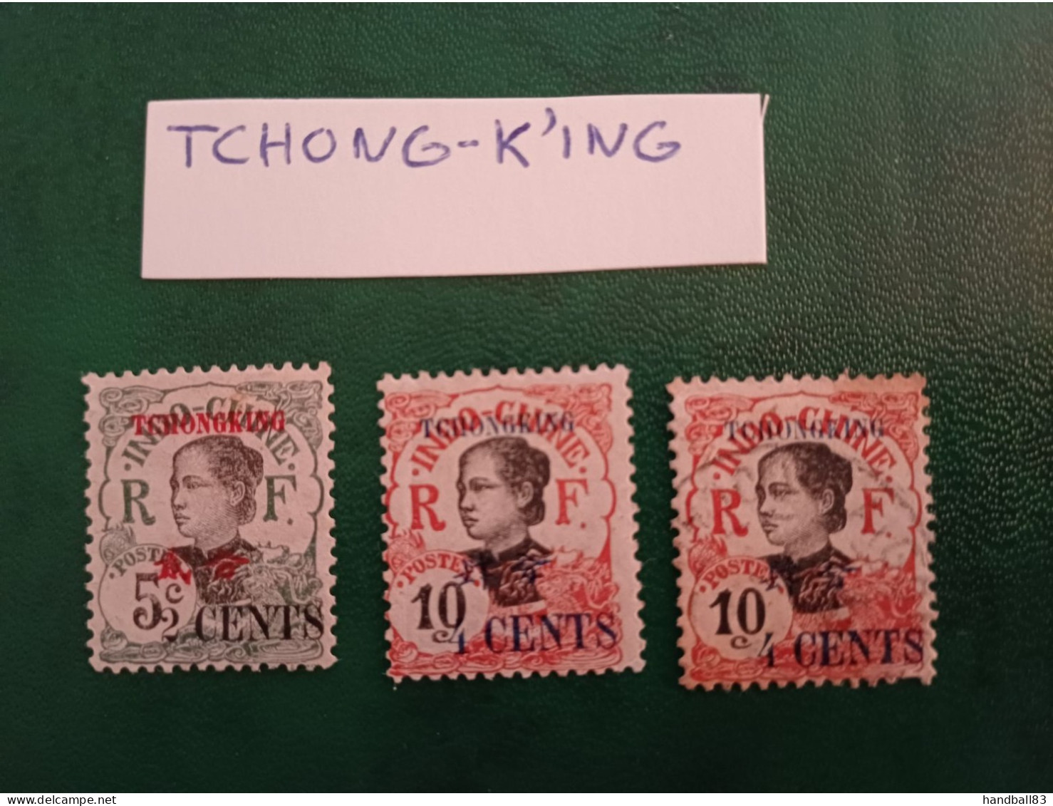 Tchong-k'ing Petit Lot De Timbres - Autres & Non Classés