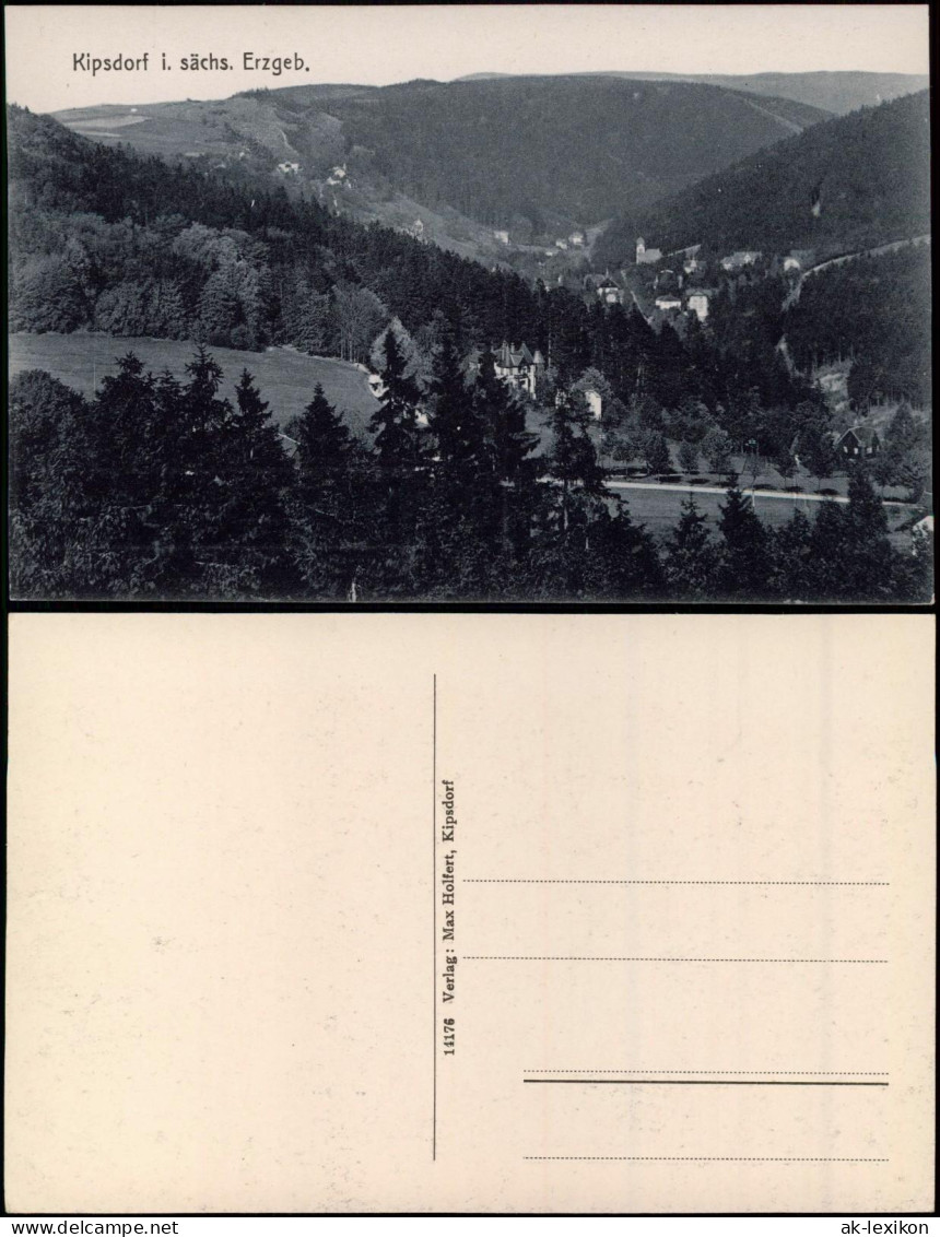Ansichtskarte Kipsdorf-Altenberg (Erzgebirge) Panorama-Ansicht 1910 - Kipsdorf