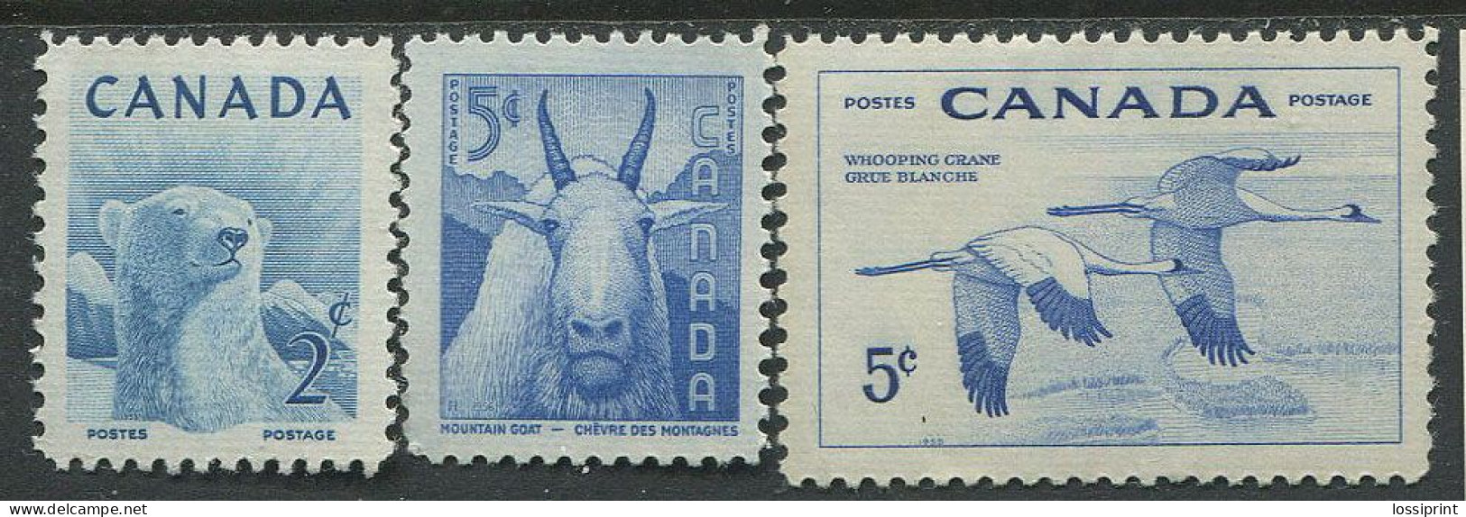 Canada:Unused Stamps Polar Bear, Goat, Storks, Birds, MNH - Nager
