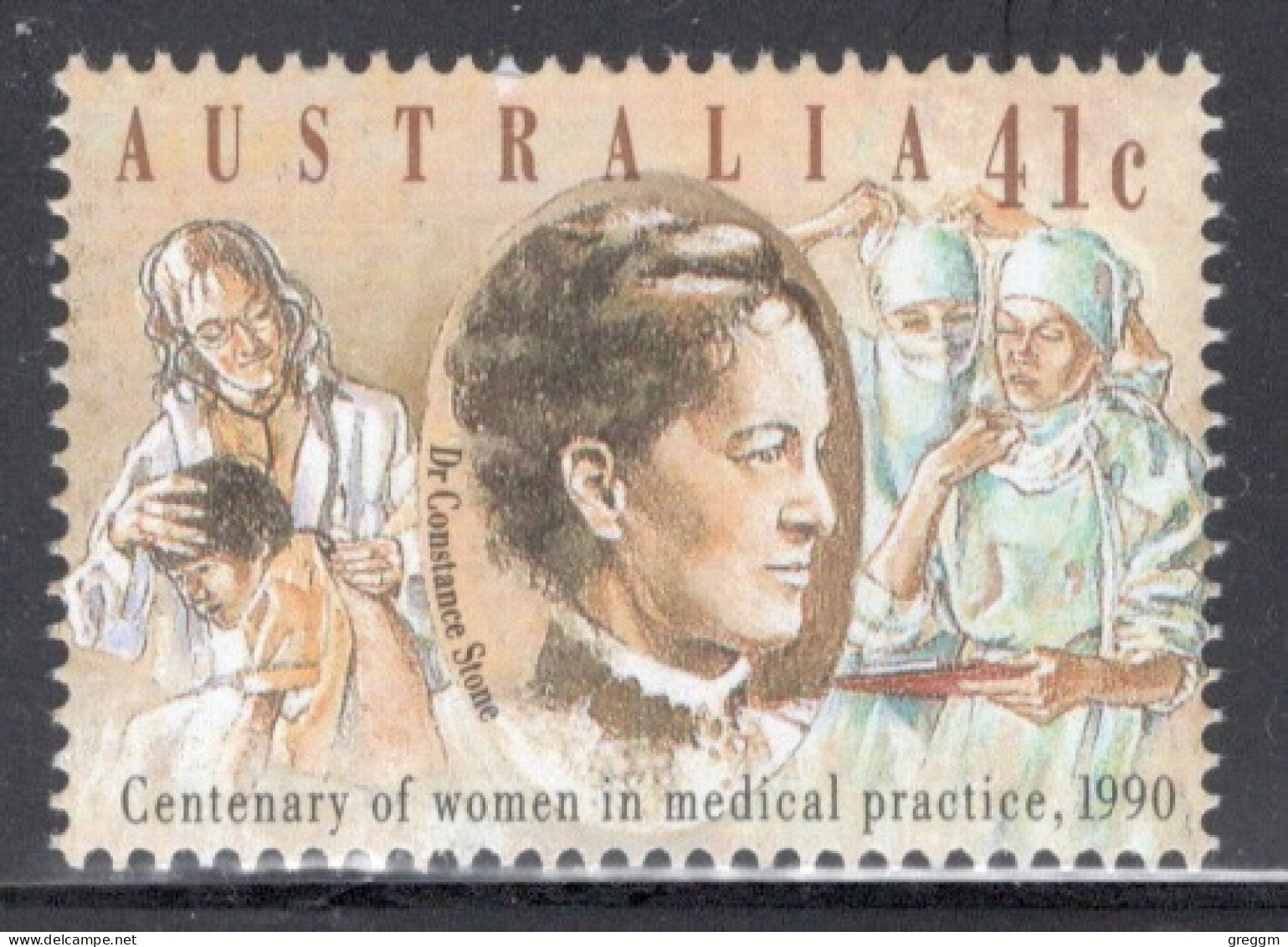 Australia 1990, Single Stamp Showing The 100th Anniversary Of The Women In Medical Practice In Unmounted Mint - Nuevos