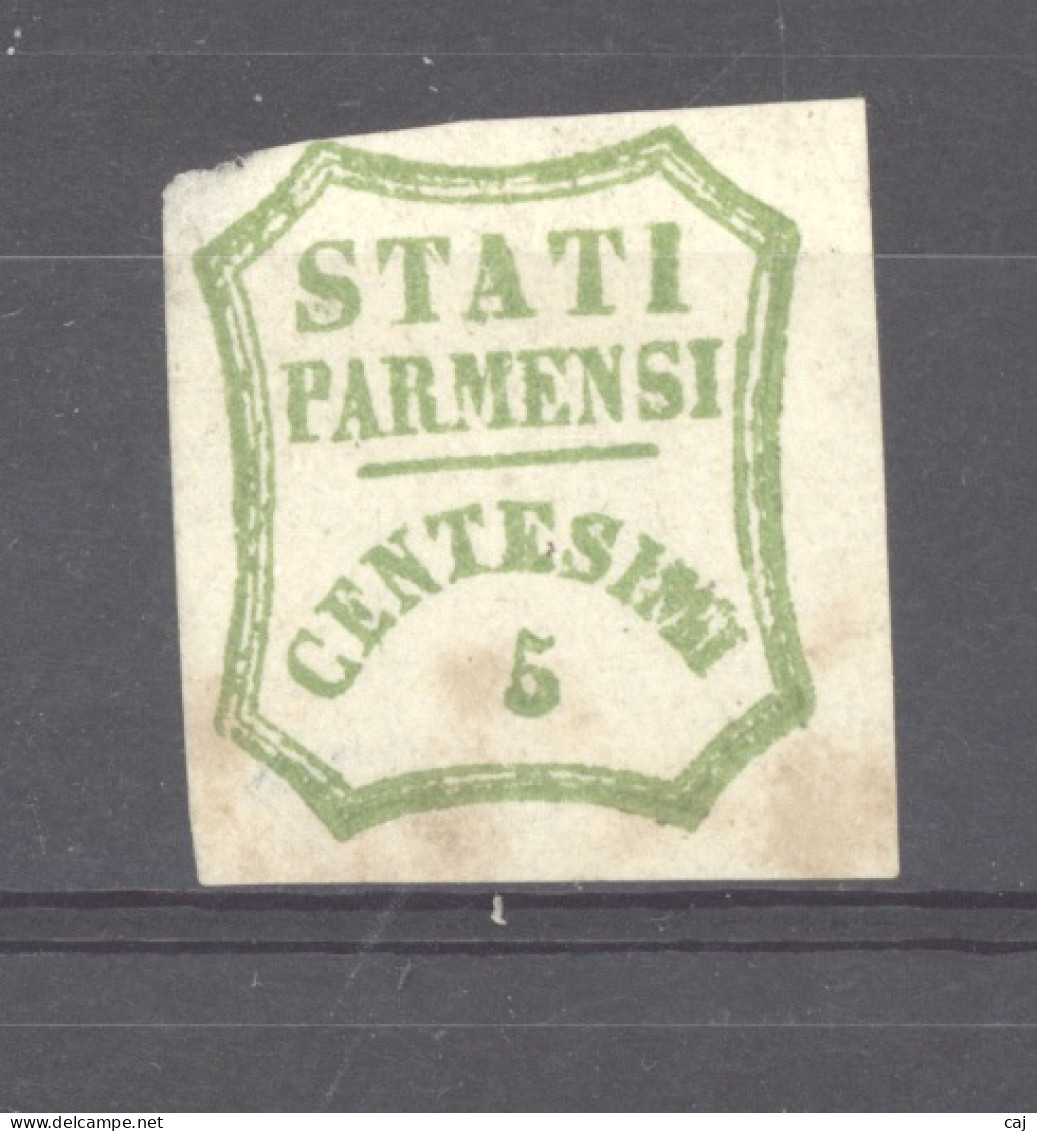 Italie  -  Parme  -  Régence:  Yv  12  (*)  Signé A. Brun - Parma