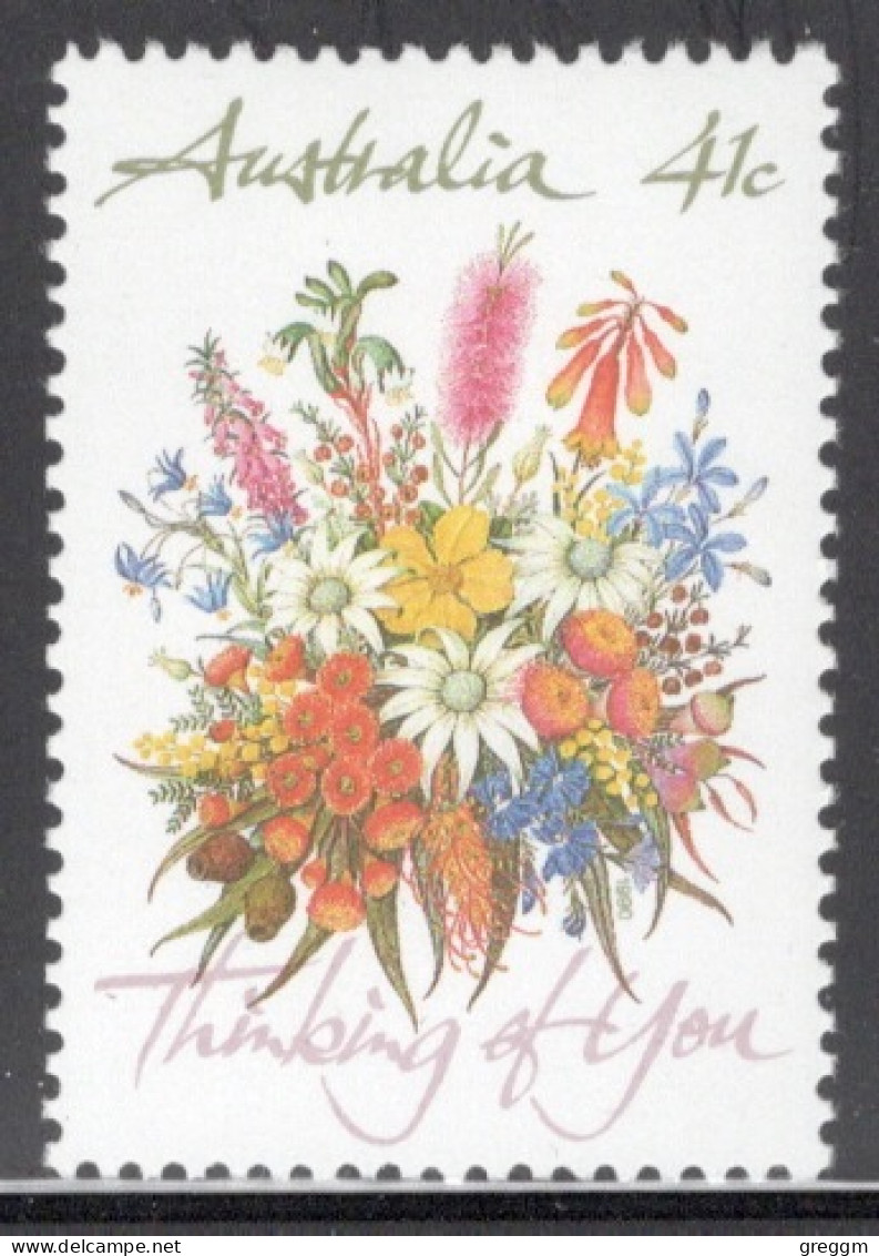 Australia 1990, Single Stamp Showing Greetings In Unmounted Mint - Ungebraucht
