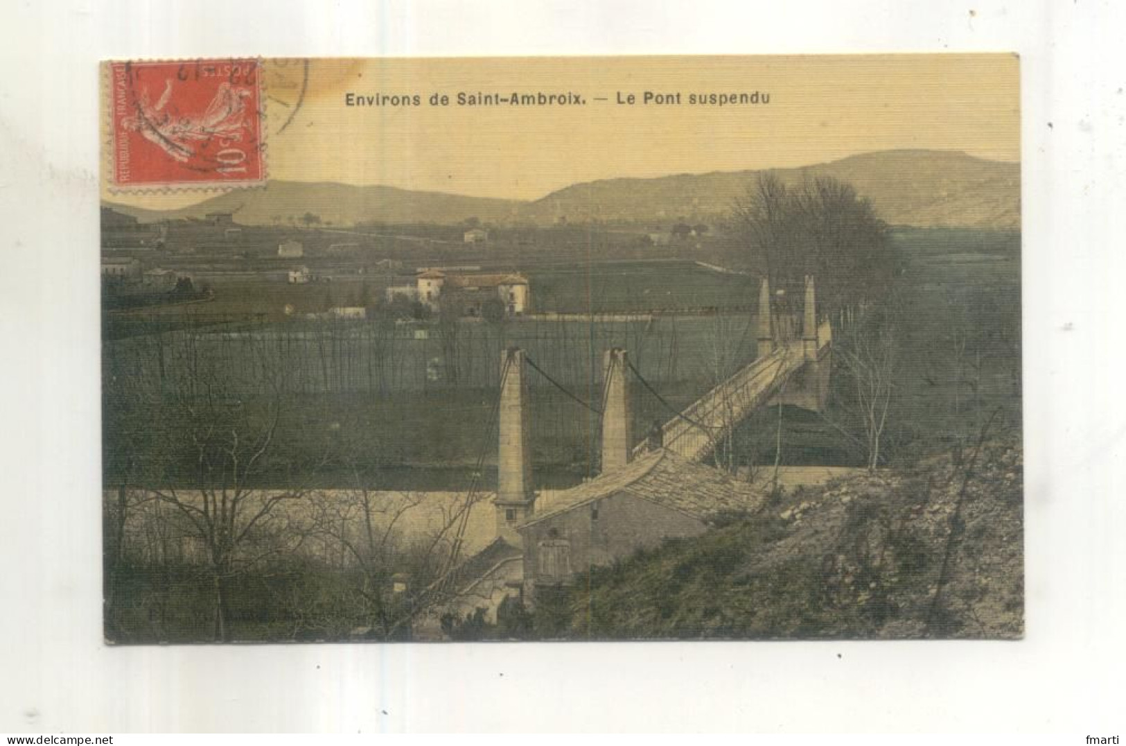Environs De Saint Ambroix, Le Pont Suspendu - Saint-Ambroix