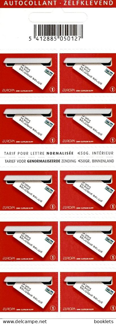 BELGIUM, 2008, Booklet 90, Europa 2008, Mi 3828 - Unclassified