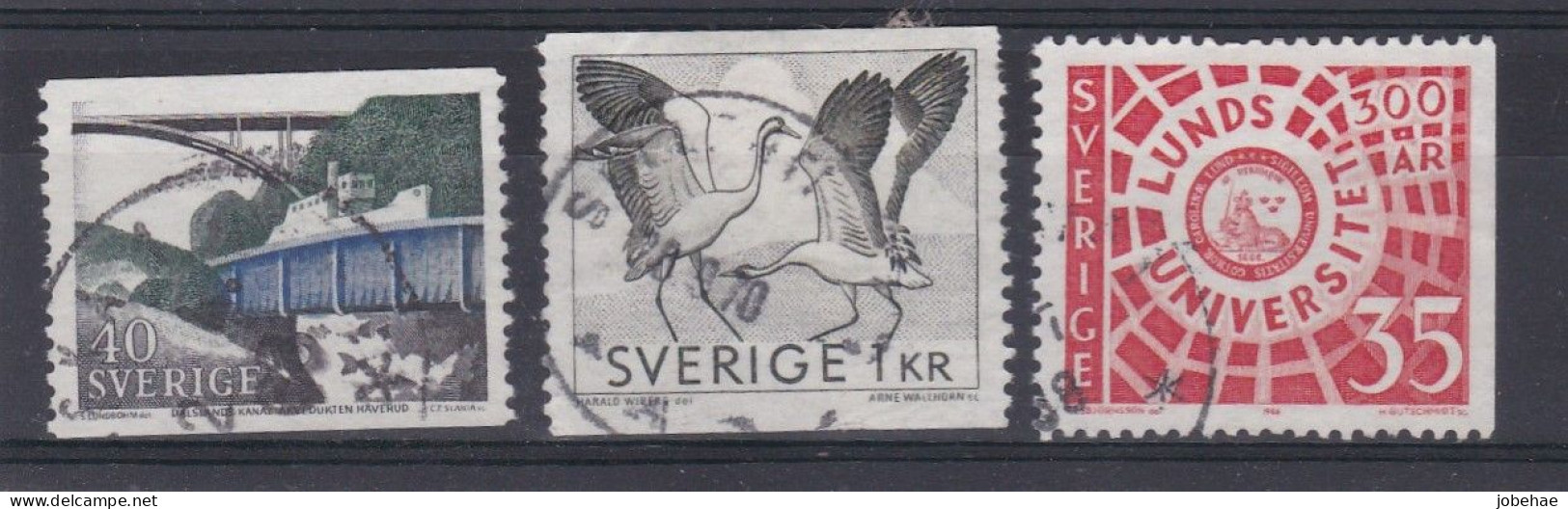 Suéde YT° 582 + 583 + 588-589 - Used Stamps