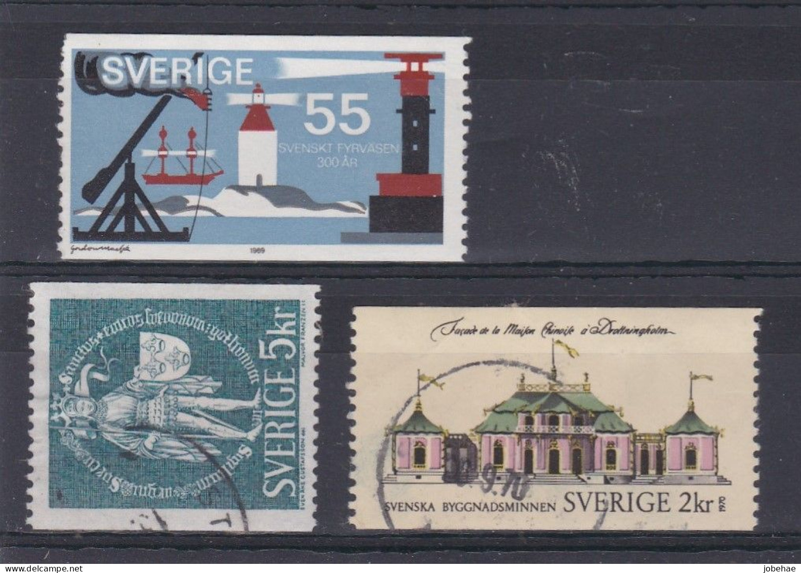 Suéde YT° 641-642 + 654 + 662 - Used Stamps