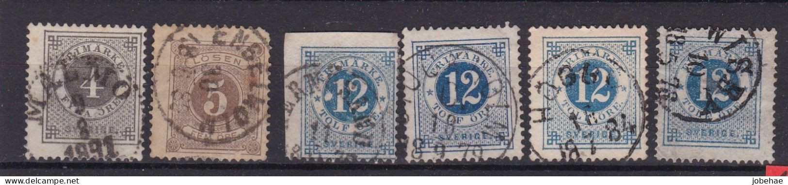 Suéde YT° 16-26 - ... - 1855 Prephilately