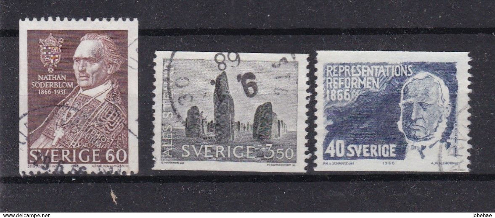 Suéde YT° 531-532 + 538 + 539-540 - Used Stamps