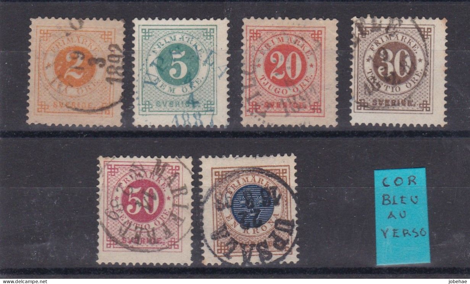 Suéde YT° 29-38 - ... - 1855 Prephilately