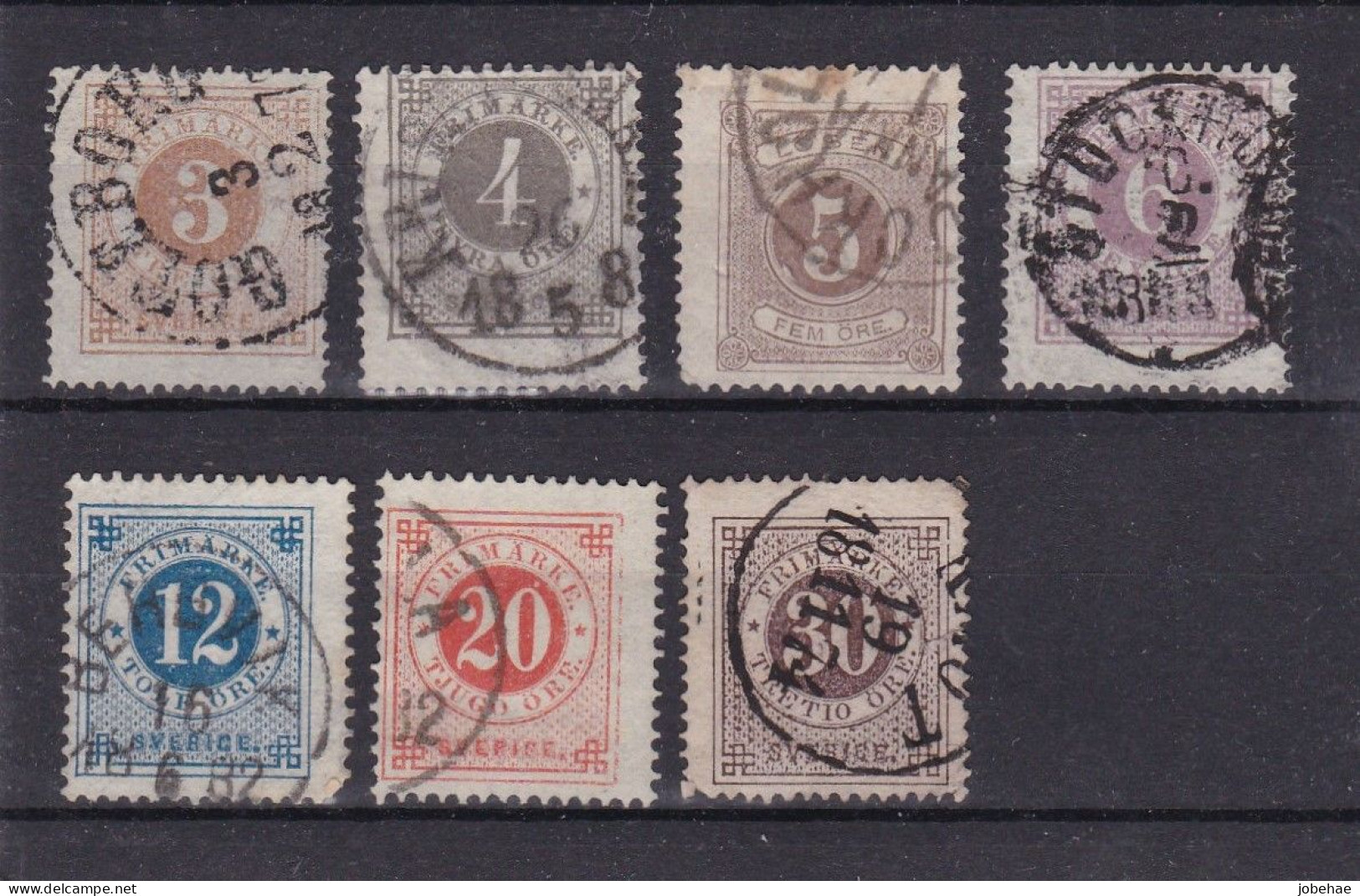 Suéde YT° 16-26 - ... - 1855 Prephilately