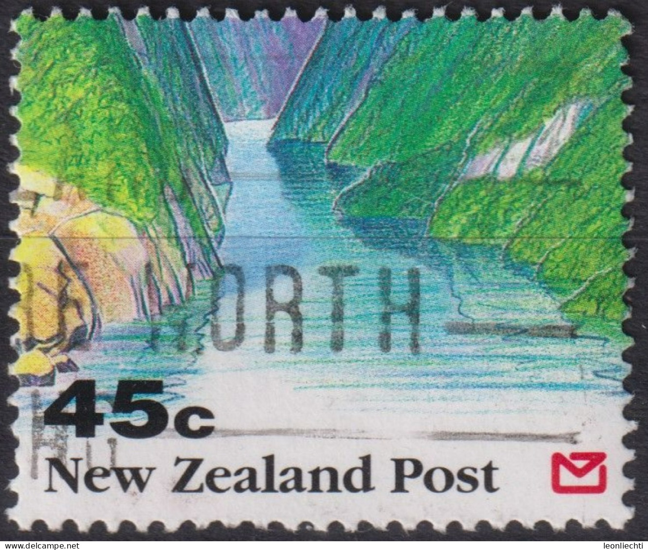 1992 Neuseeland ° Mi:NZ 1251A, Sn:NZ 1123, Yt:NZ 1195, Fjord - Usados