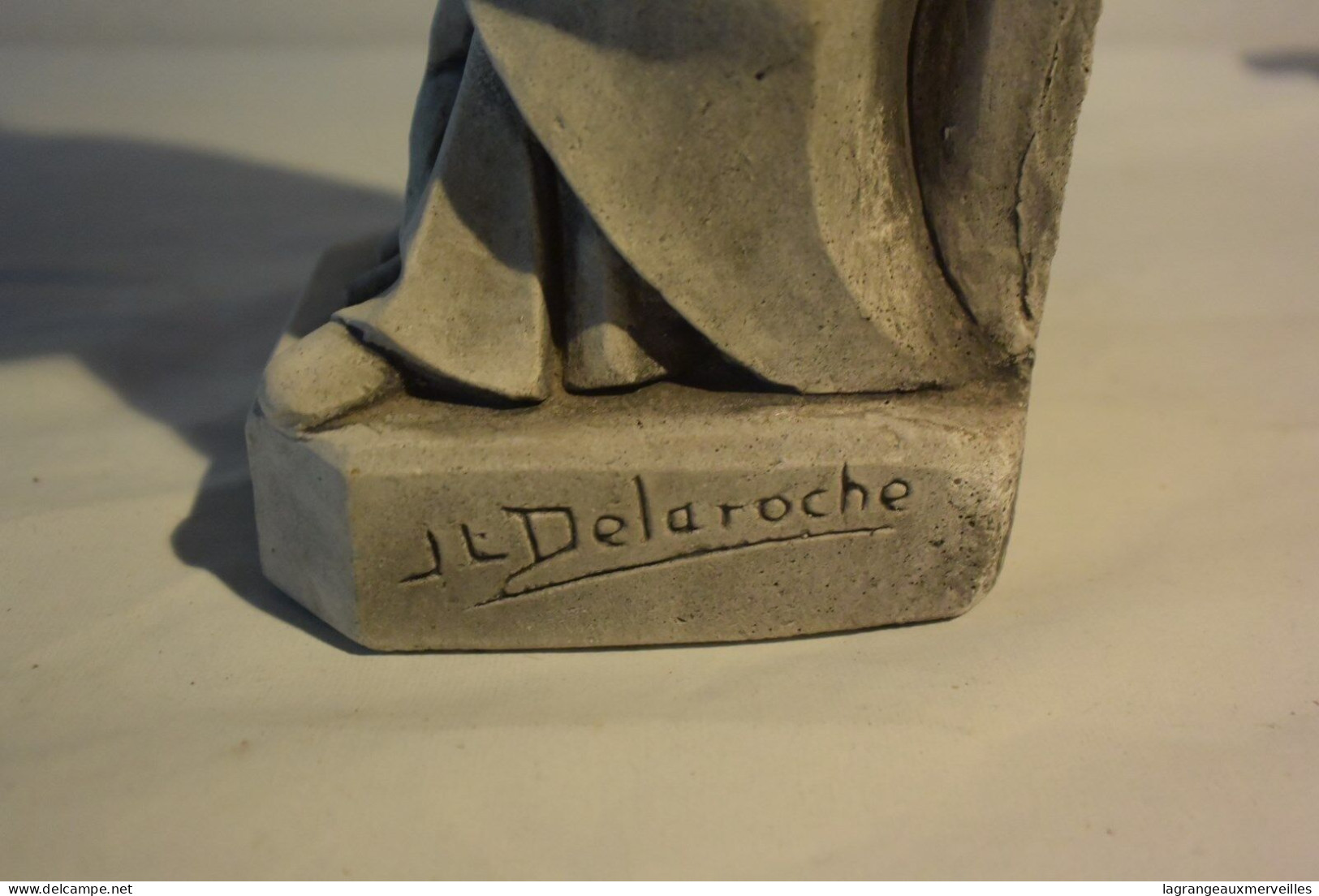 C42 Statue D'un Homme De Jean Loup Delaroche - Personaggi