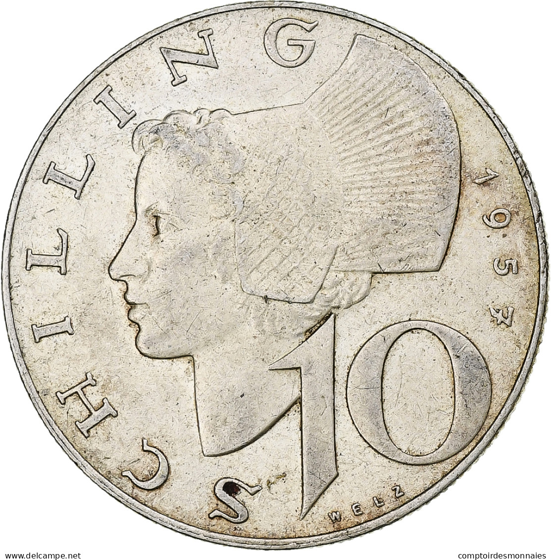 Autriche, 10 Schilling, 1957, Vienna, TTB, Argent, KM:2882 - Autriche