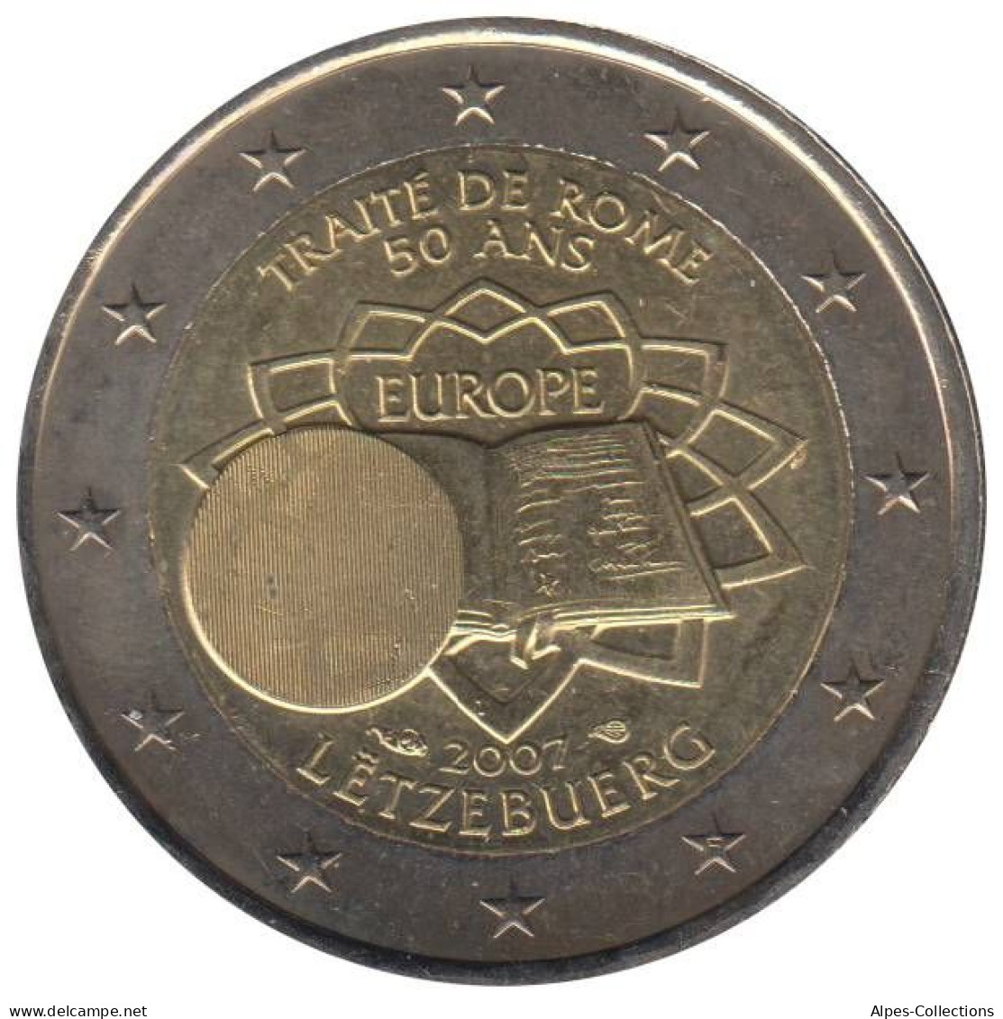 LU20007.1 - LUXEMBOURG - 2 Euros Commémo. Traité De Rome - 2007 - Luxemburgo