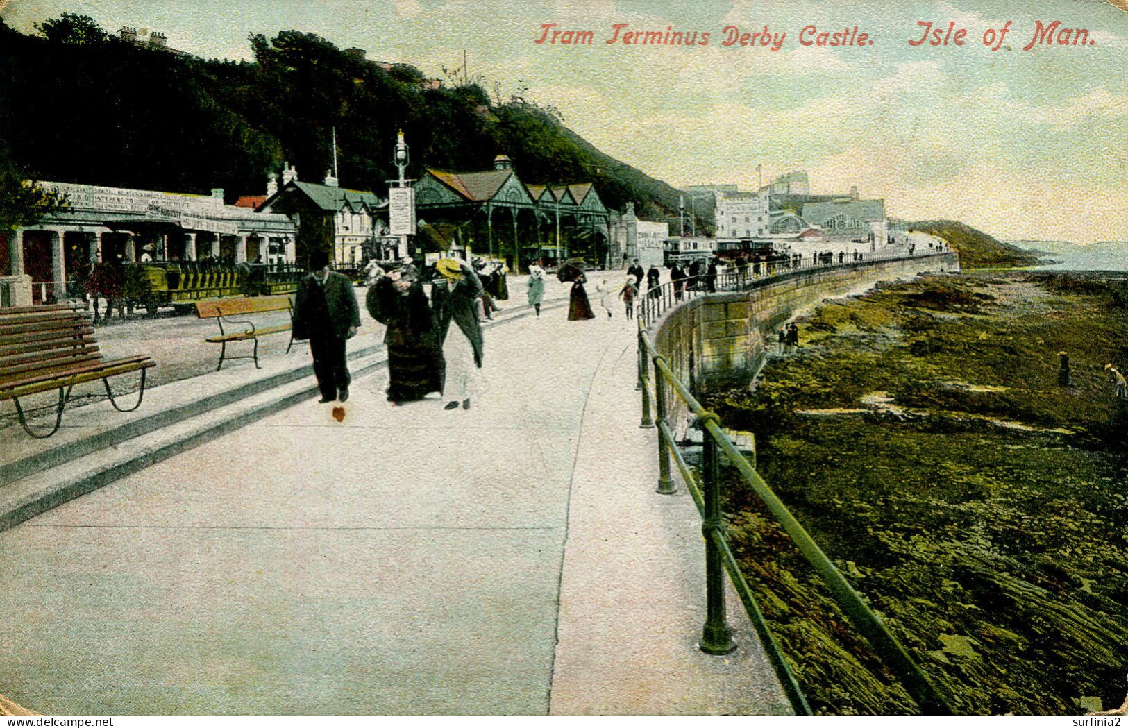 IOM - DERBY CASTLE TRAM TERMINUS  Iom554 - Isle Of Man