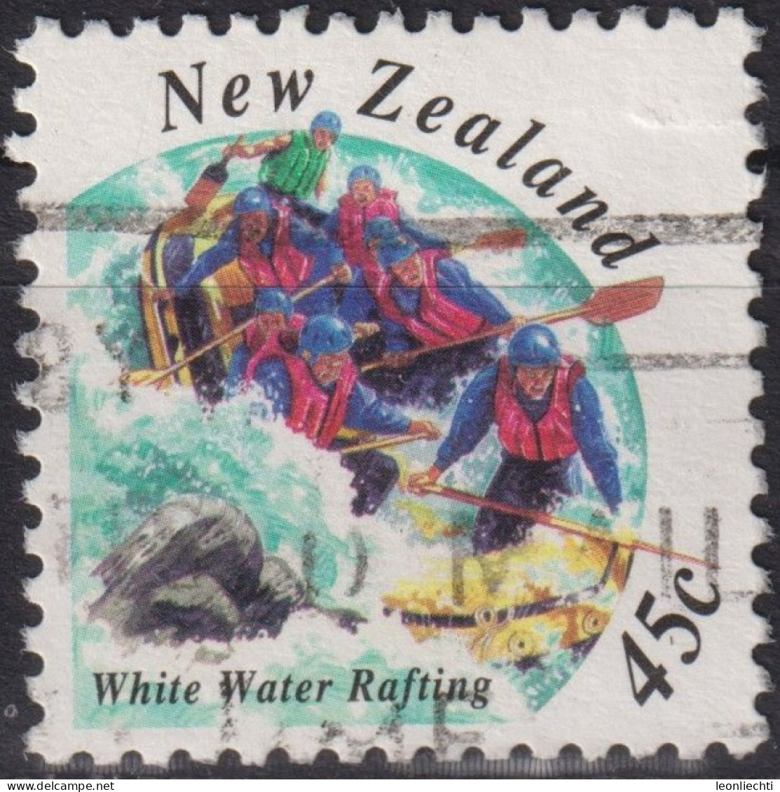 1994 Neuseeland ° Mi:NZ 1326, Sn:NZ 1197, Yt:NZ 1269, White Water Rafting - Used Stamps