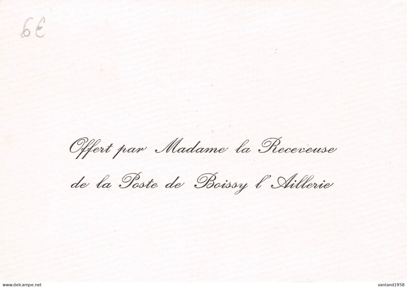 Carte Semie Moderne GRAND Format De BOISSY L'AILLERIE - Boissy-l'Aillerie