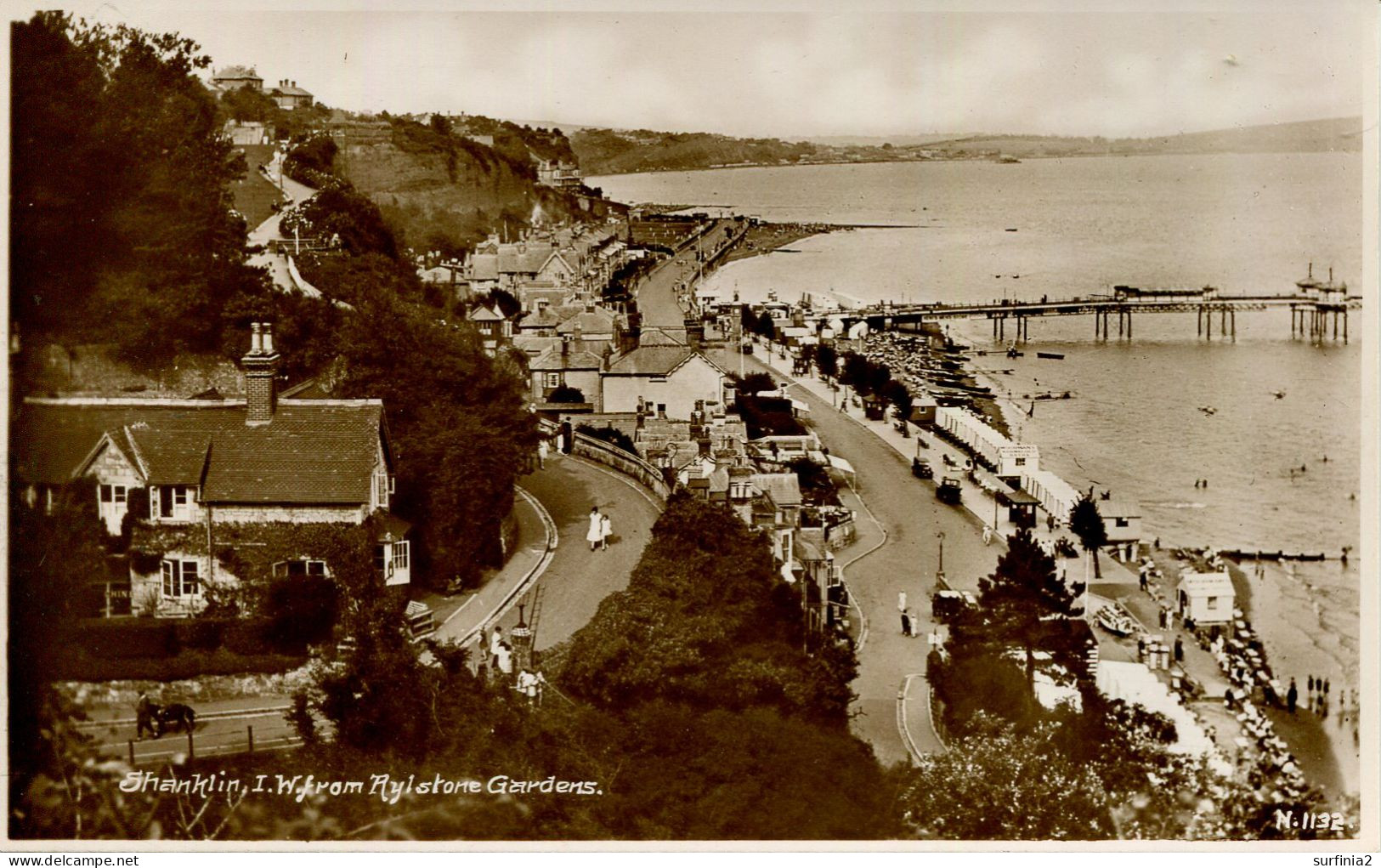 IOW - SHANKLIN FROM RYLESTONE GARDENS RP Iow560 - Shanklin