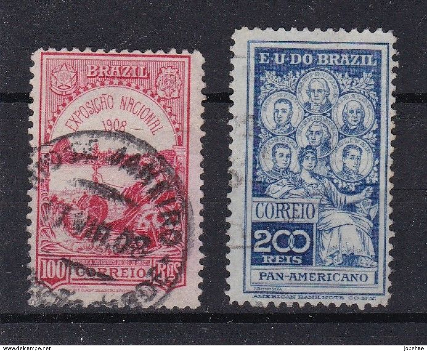 Brazil YT° 142 + 144 - Used Stamps