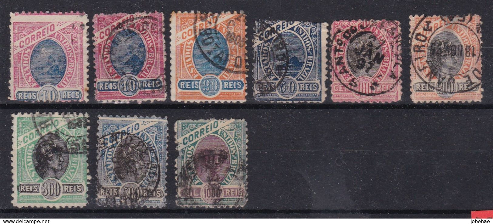 Brazil YT° 79-88 - Used Stamps