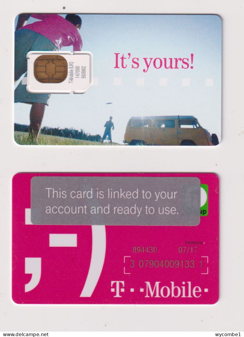 UNITED KINGDOM - T Mobile SIM With Chip And Magnetic Top Up Unused  Phonecards - Otros & Sin Clasificación