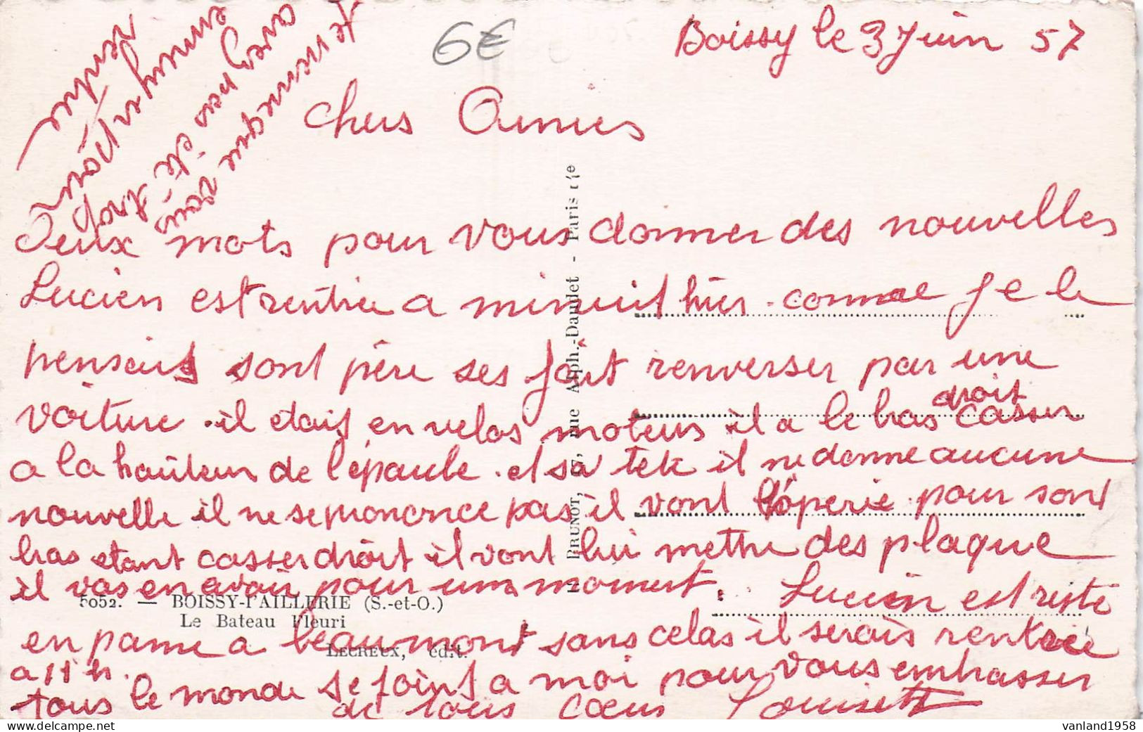 Carte Semie Moderne Petit Format De BOISSY L'AILLERIE - Boissy-l'Aillerie