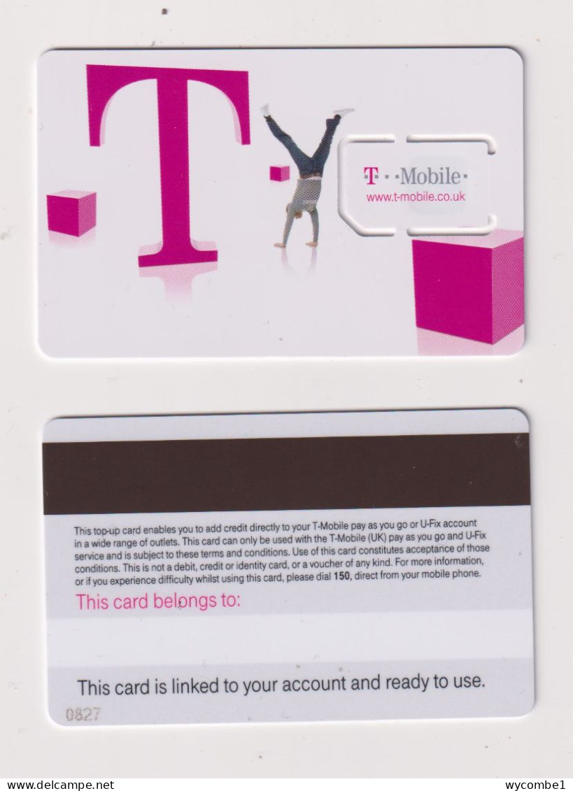 UNITED KINGDOM - T Mobile SIM With Chip And Magnetic Top Up Unused  Phonecards - Otros & Sin Clasificación