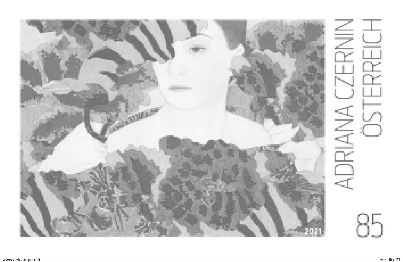 Austria 2021 - Adriana Czernin – Untitled, 2004 Black Print Mnh** - Prove & Ristampe