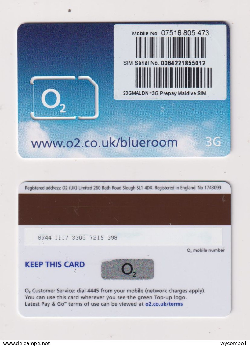 UNITED KINGDOM - O2 SIM With Chip And Magnetic Top Up Unused  Phonecards - Autres & Non Classés