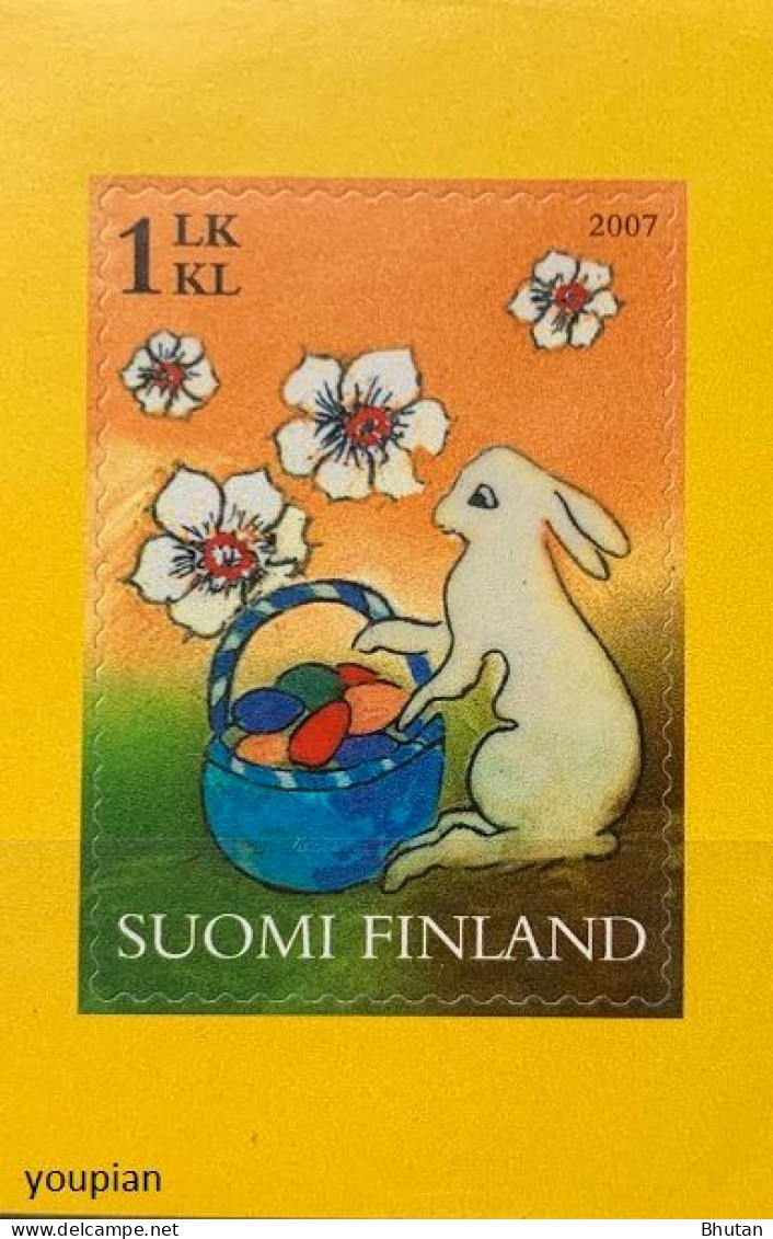 Finland 2007, Easter, MNH Unusual Single Stamp - Unused Stamps
