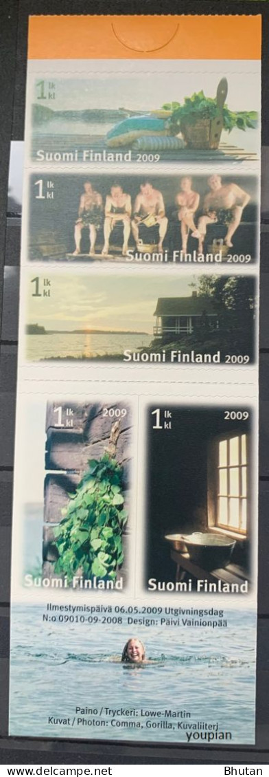 Finland 2009, Sauna, MNH Stamps Set - Booklet - Neufs