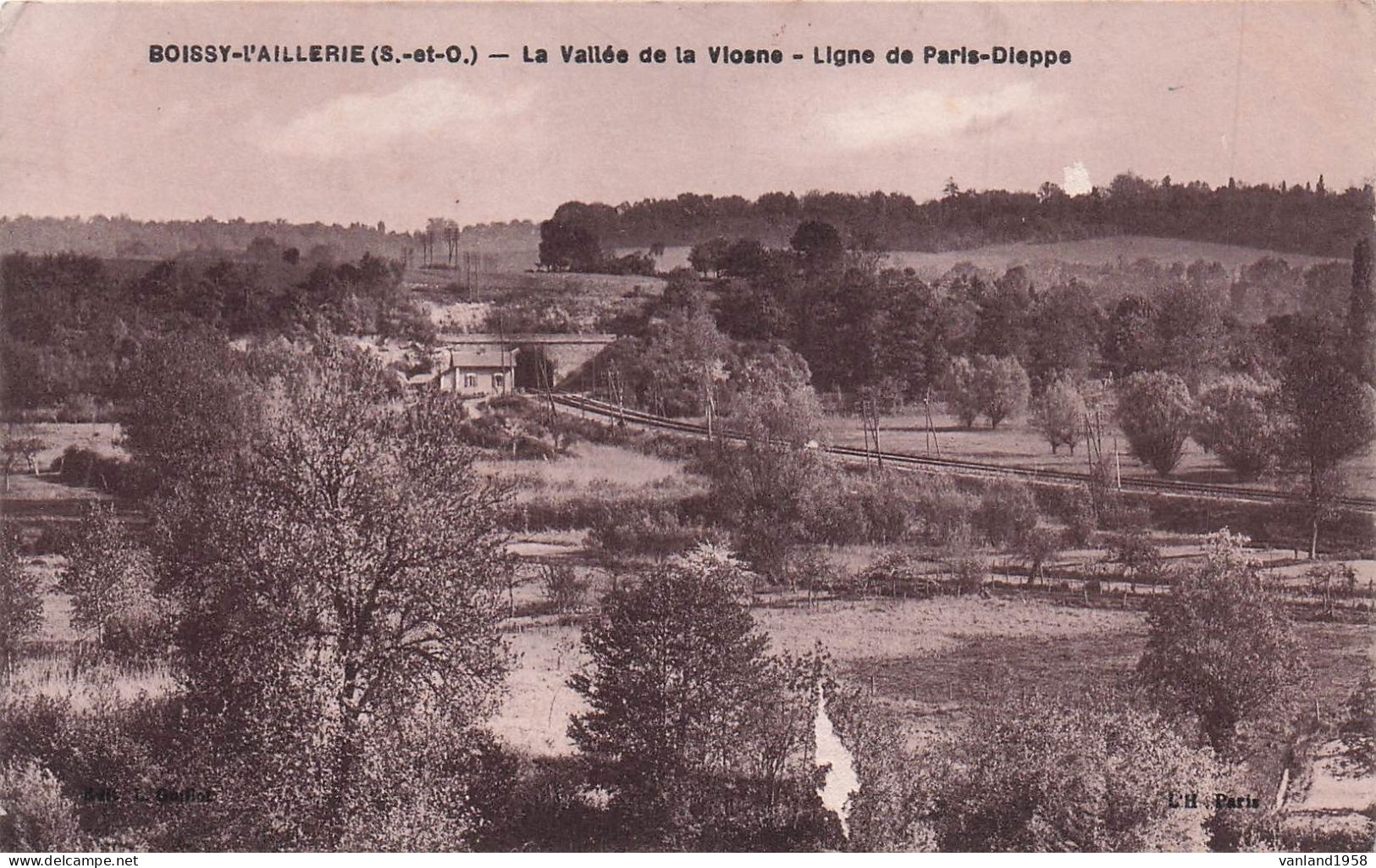 BOISSY L'AILLERIE-la Vallée De La Viosne-ligne De Paris-Dieppe - Boissy-l'Aillerie