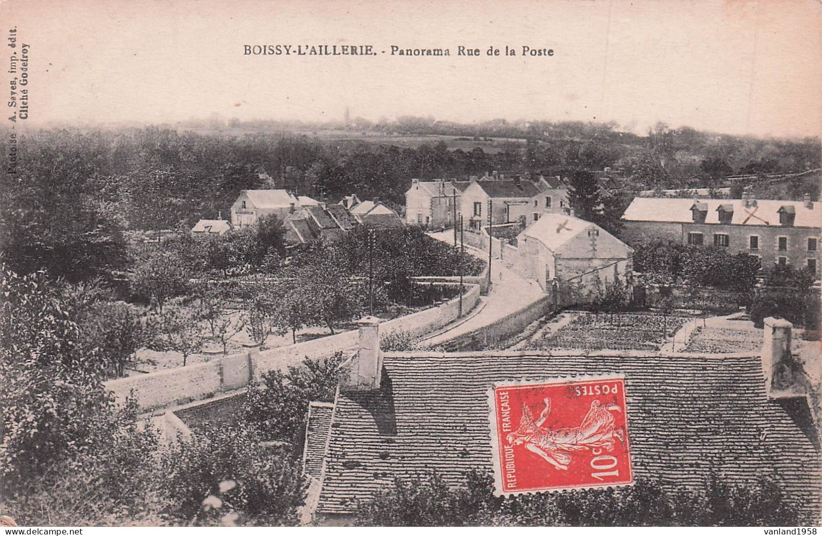 BOISSY L'AILLERIE-panorama,rue De La Poste - Boissy-l'Aillerie