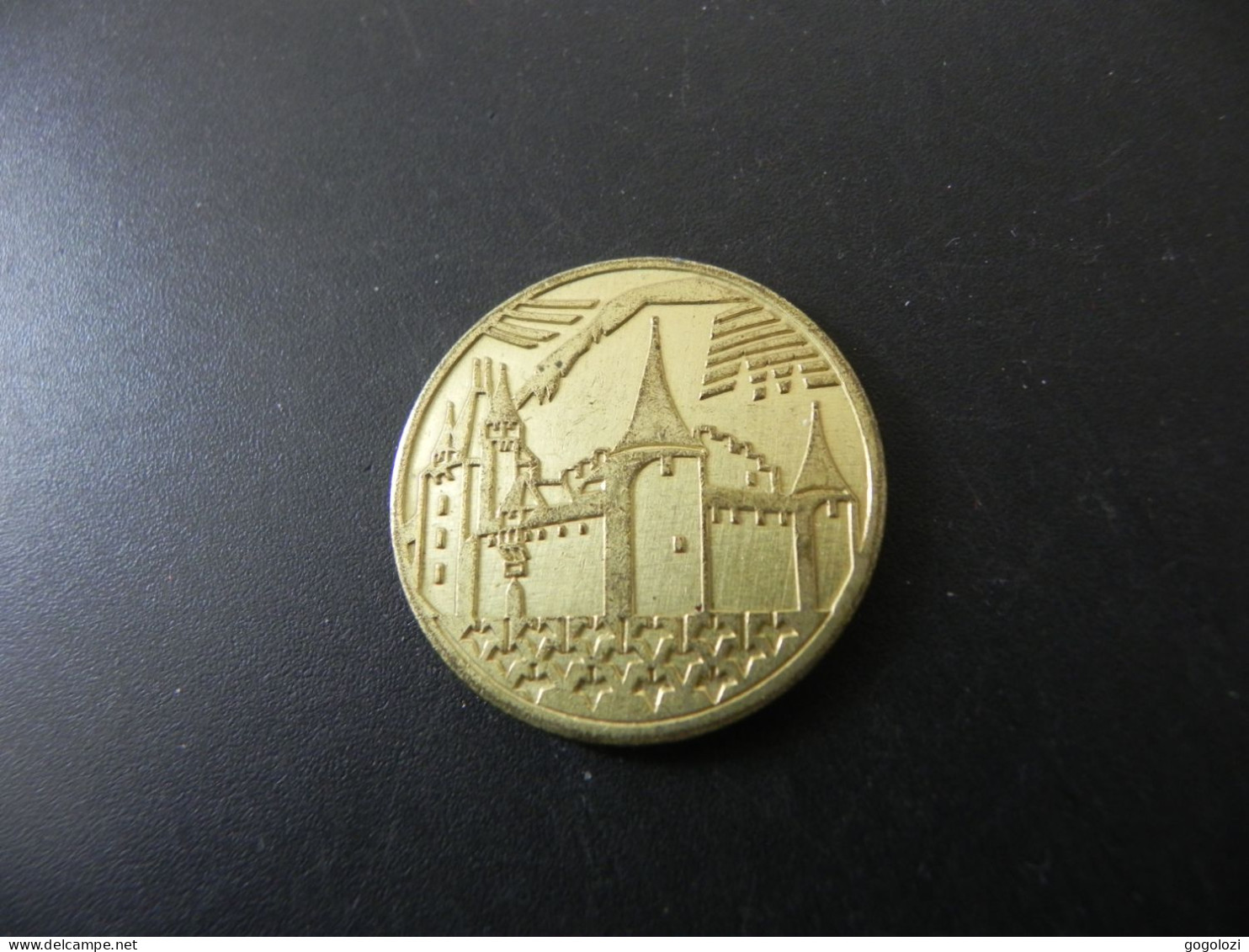 Jeton Token Schweiz Suisse Switzerland - Canton De Vaud - Chateau D'Aigle 1974 - Andere & Zonder Classificatie