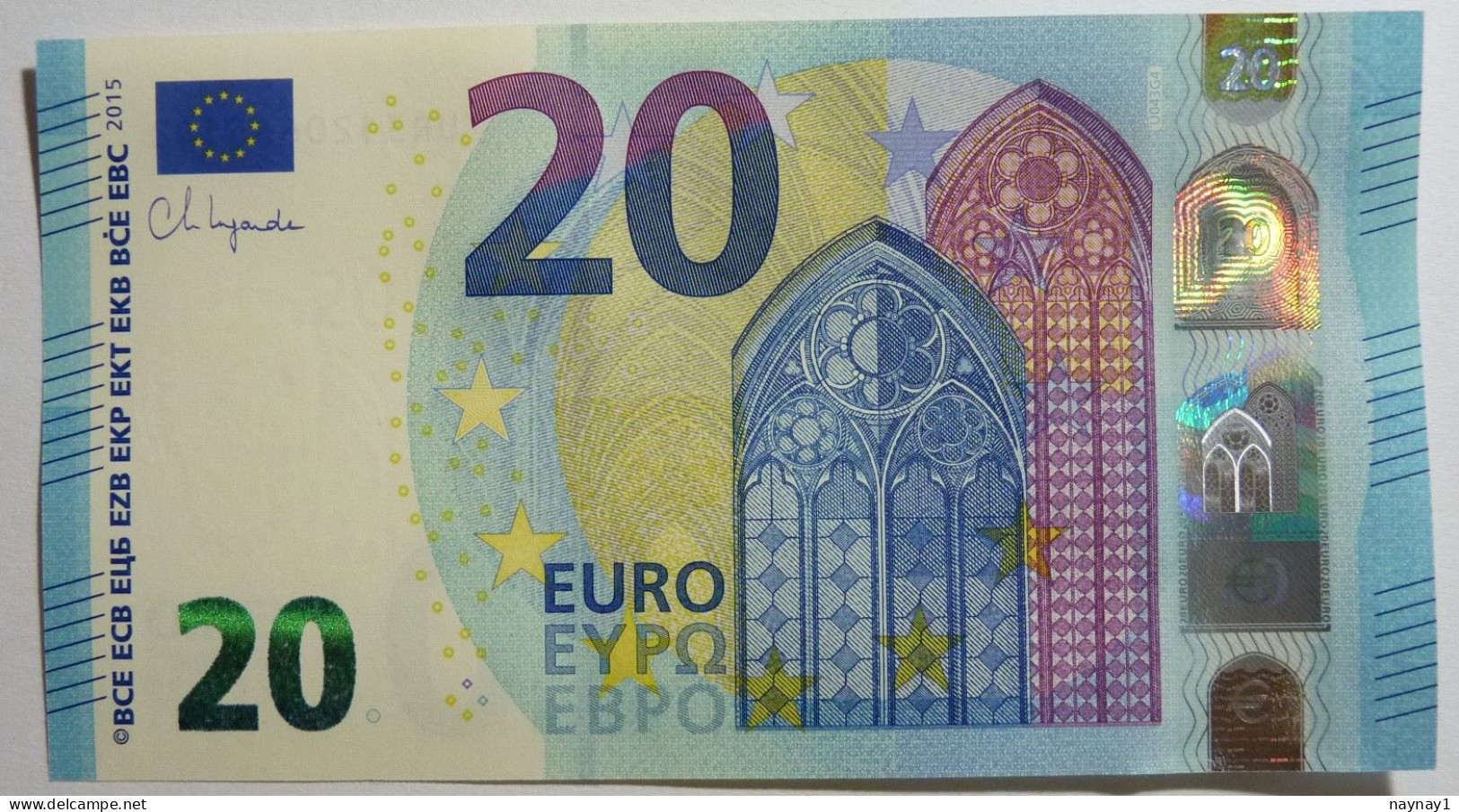 20 Euro France Lagarde U 043 G4 UR3120666142 UNC - 20 Euro