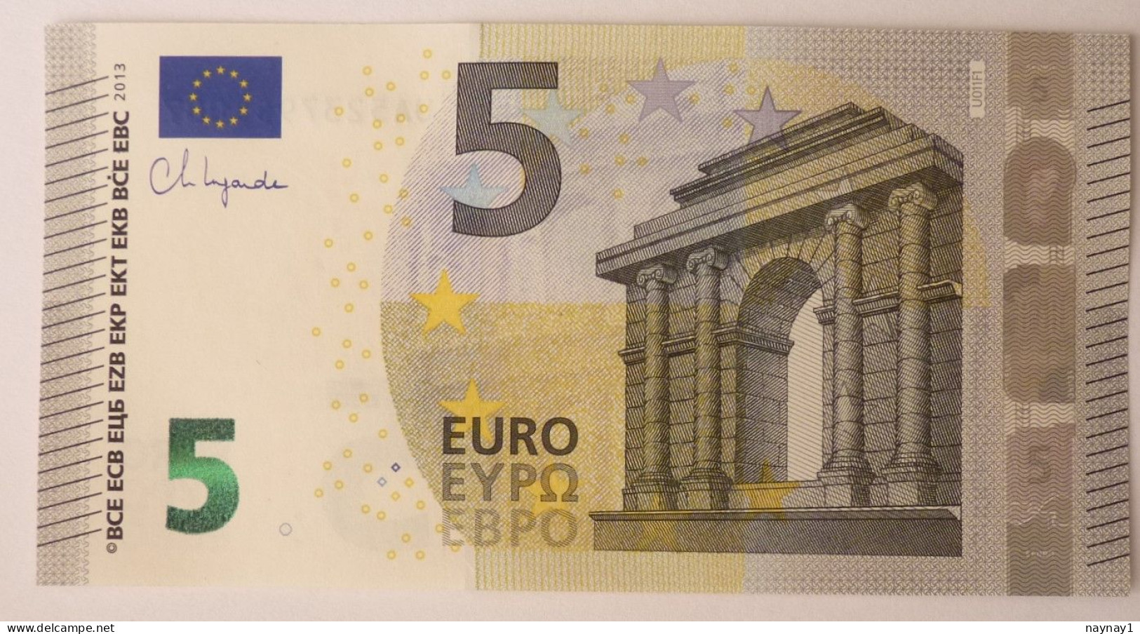 5 Euro France Lagarde U 011F1 UA5237951007 UNC - 5 Euro