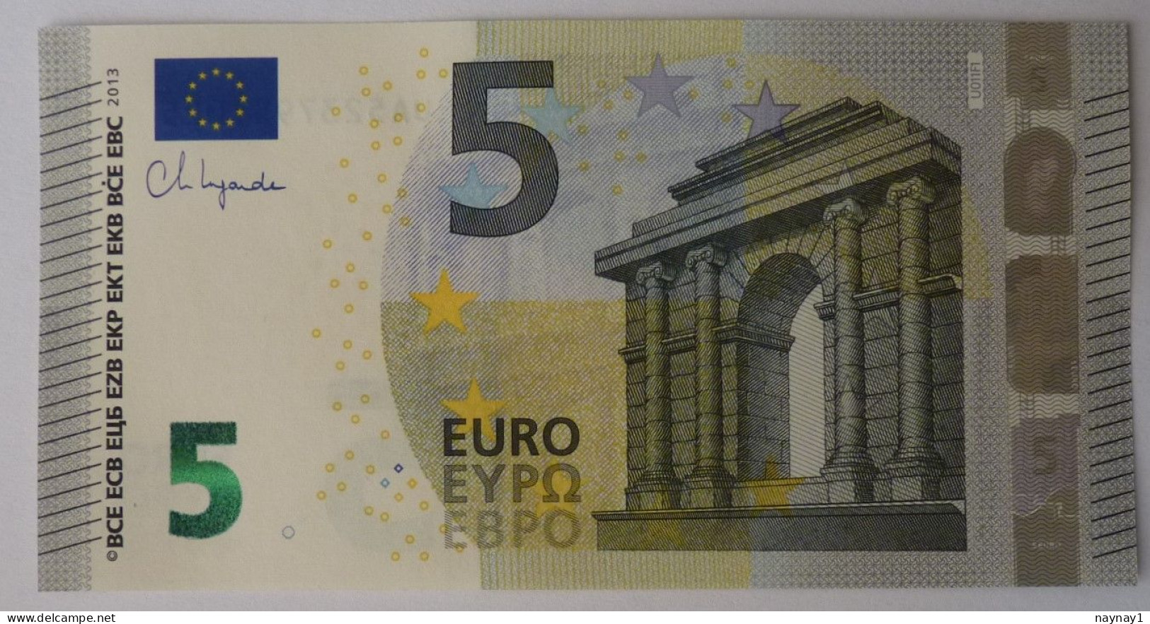 5 Euro France Lagarde U 011F1 UA5237951025 UNC - 5 Euro