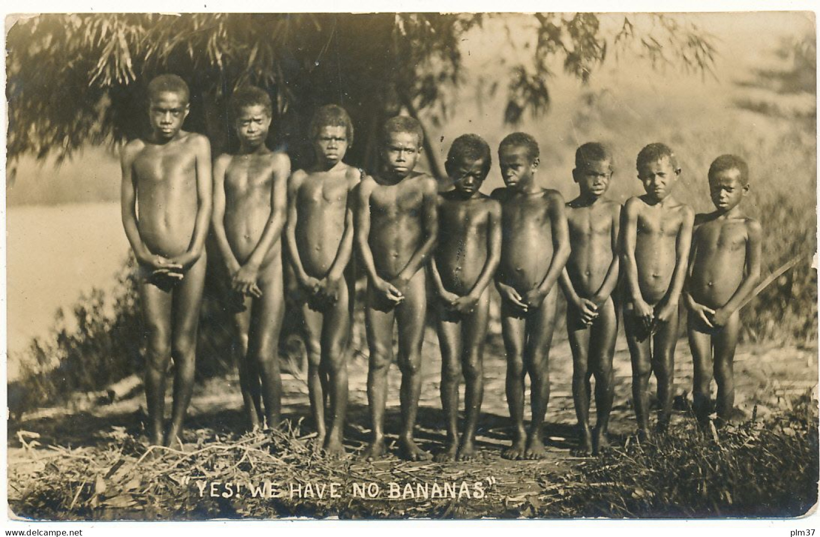 FIDJI - Carte Photo, "Yes ! We Have Non Bananas" - Fidschi