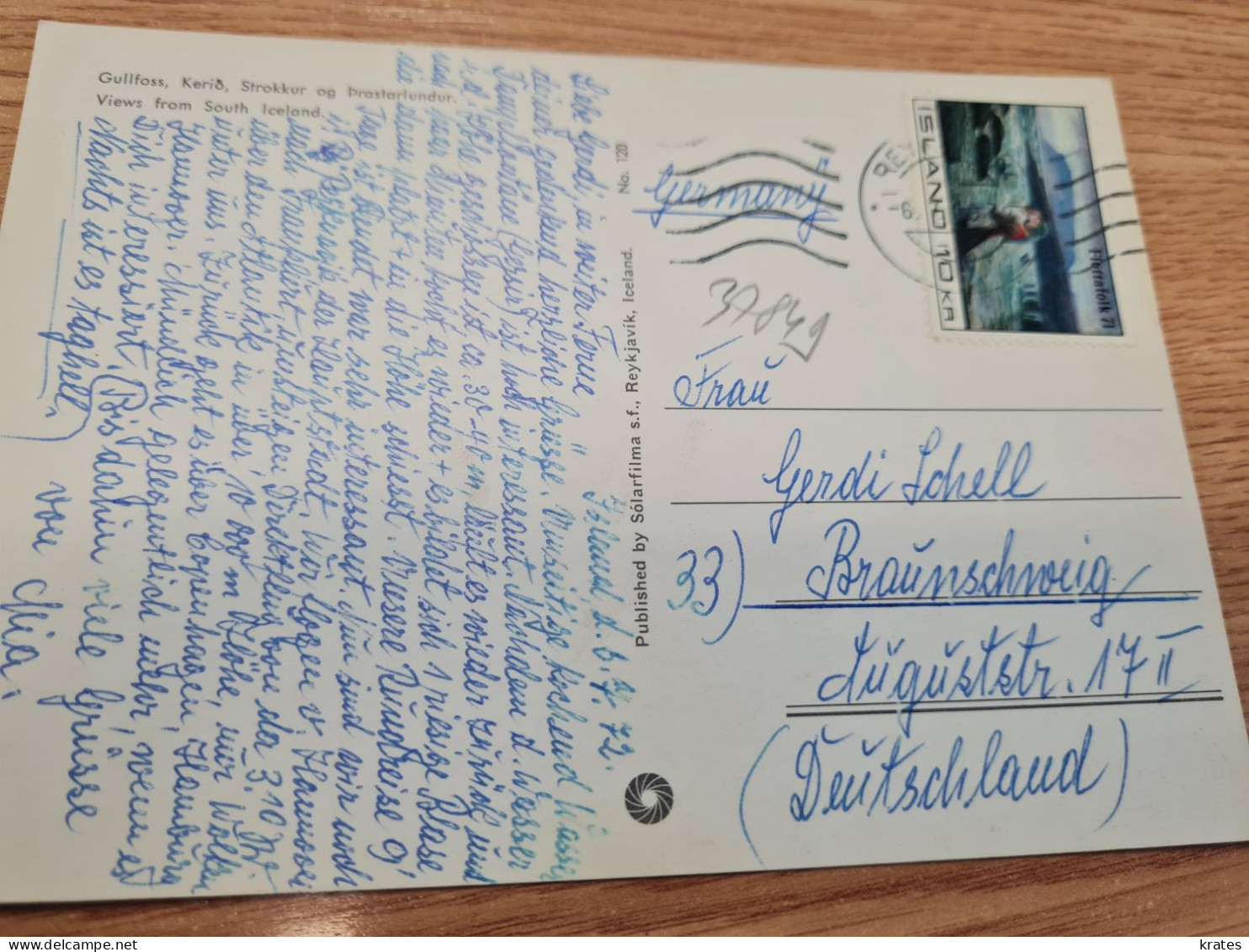 Postcard - Iceland         (V 37849) - Islande