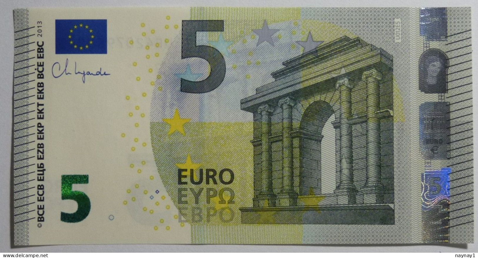 5 Euro France Lagarde U 012E UE4207968593 UNC - 5 Euro