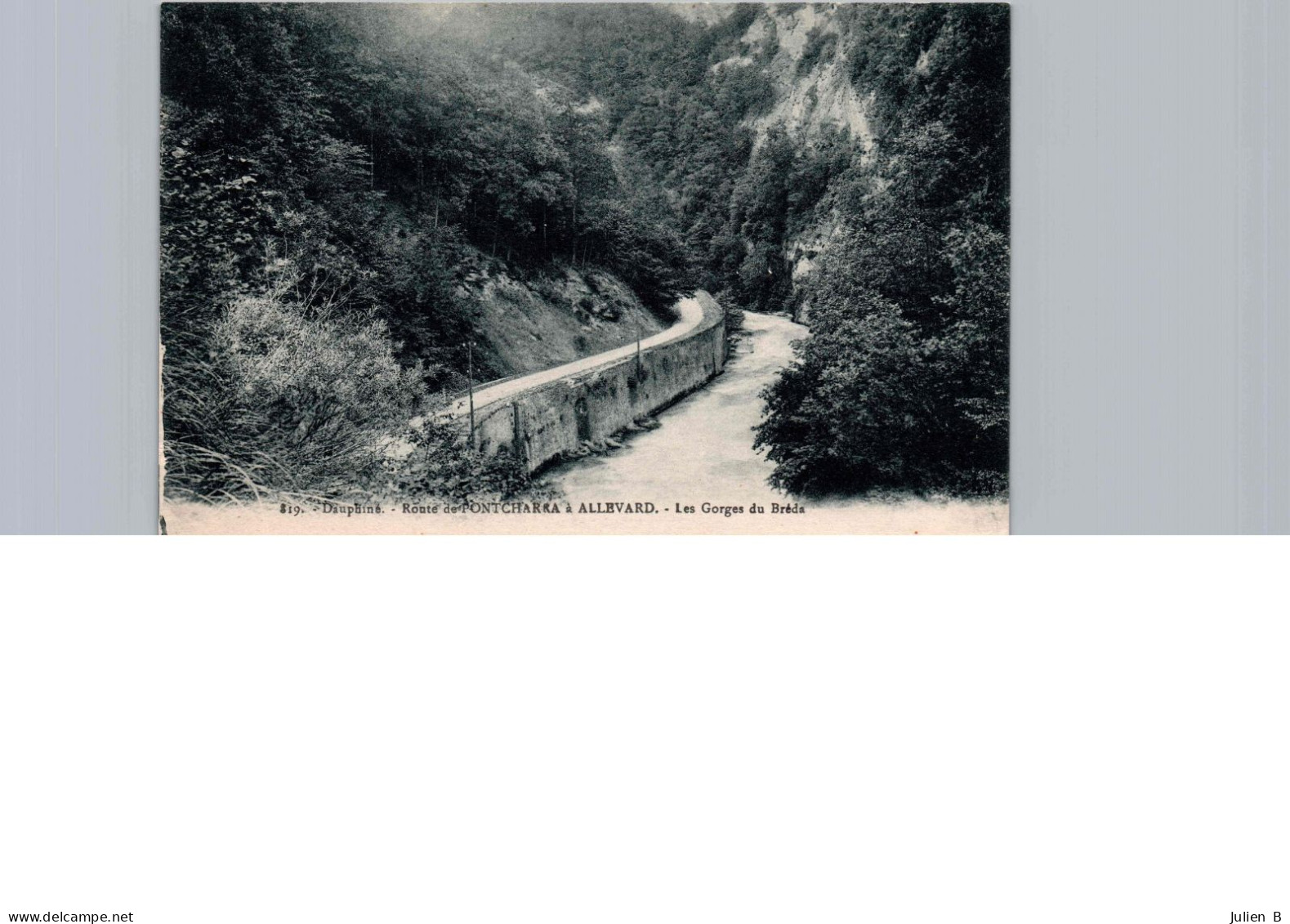 Route De Pontcharra à Allevard, Les Gorges Du Bréda - Pontcharra