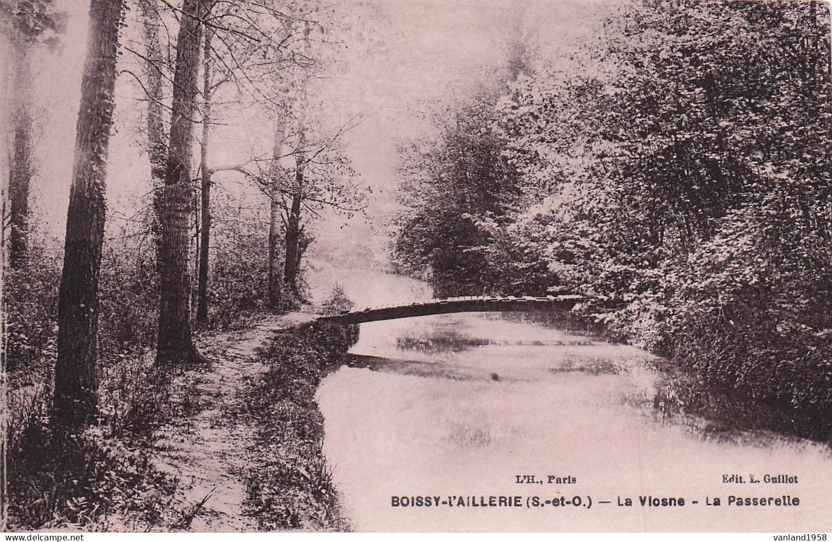 BOISSY L'AILLERIE- La Viosne-une Passerelle - Boissy-l'Aillerie